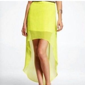 Express Neon Y2k Skirt